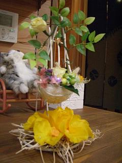 花澤ひふ美（花鈴工房）×桑野朱美（pe'tale）プリザーブドフラワー作品展