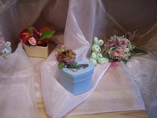 花澤ひふ美(花鈴工房)×桑野朱美(pétale)プリザーブドフラワー作品展