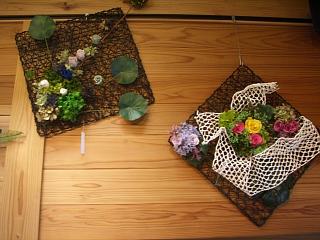花澤ひふ美(花鈴工房)×桑野朱美(pétale)プリザーブドフラワー作品展