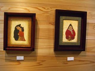 上月ひとみ　テンペラ画展