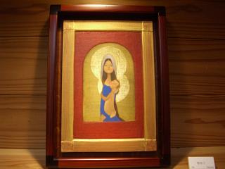 上月ひとみ　テンペラ画展