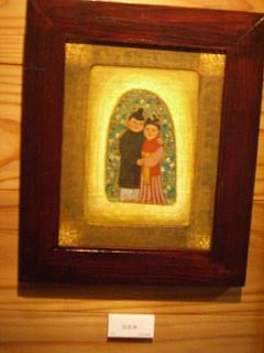 上月ひとみ　テンペラ画展
